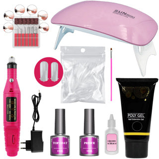 Kit De Unha Polygel Lixadeira Caneta + brinde exclusivo